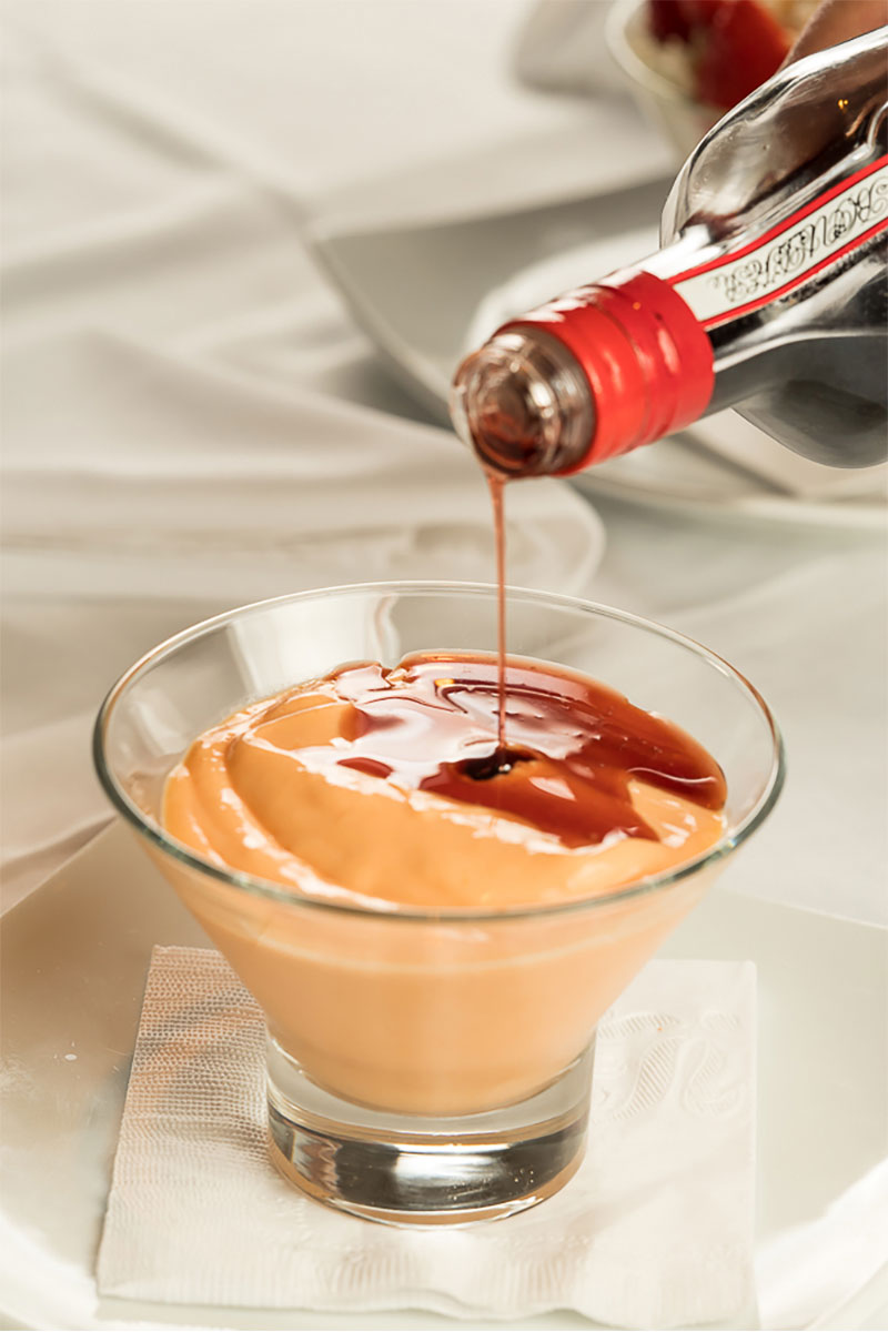 O creme de papaia com cassis do Barbacoa é irresistível!